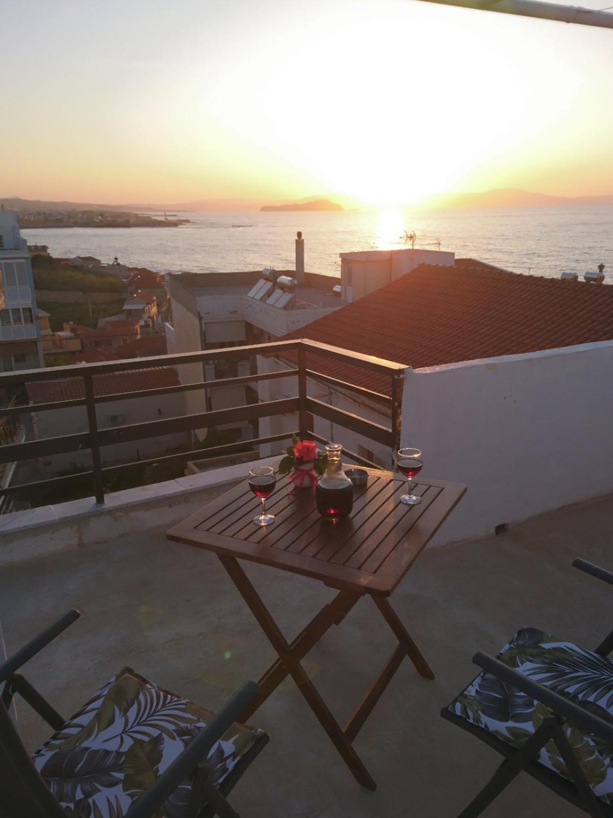 Sunny Family Apartment In Chania Close To The Sea Esterno foto